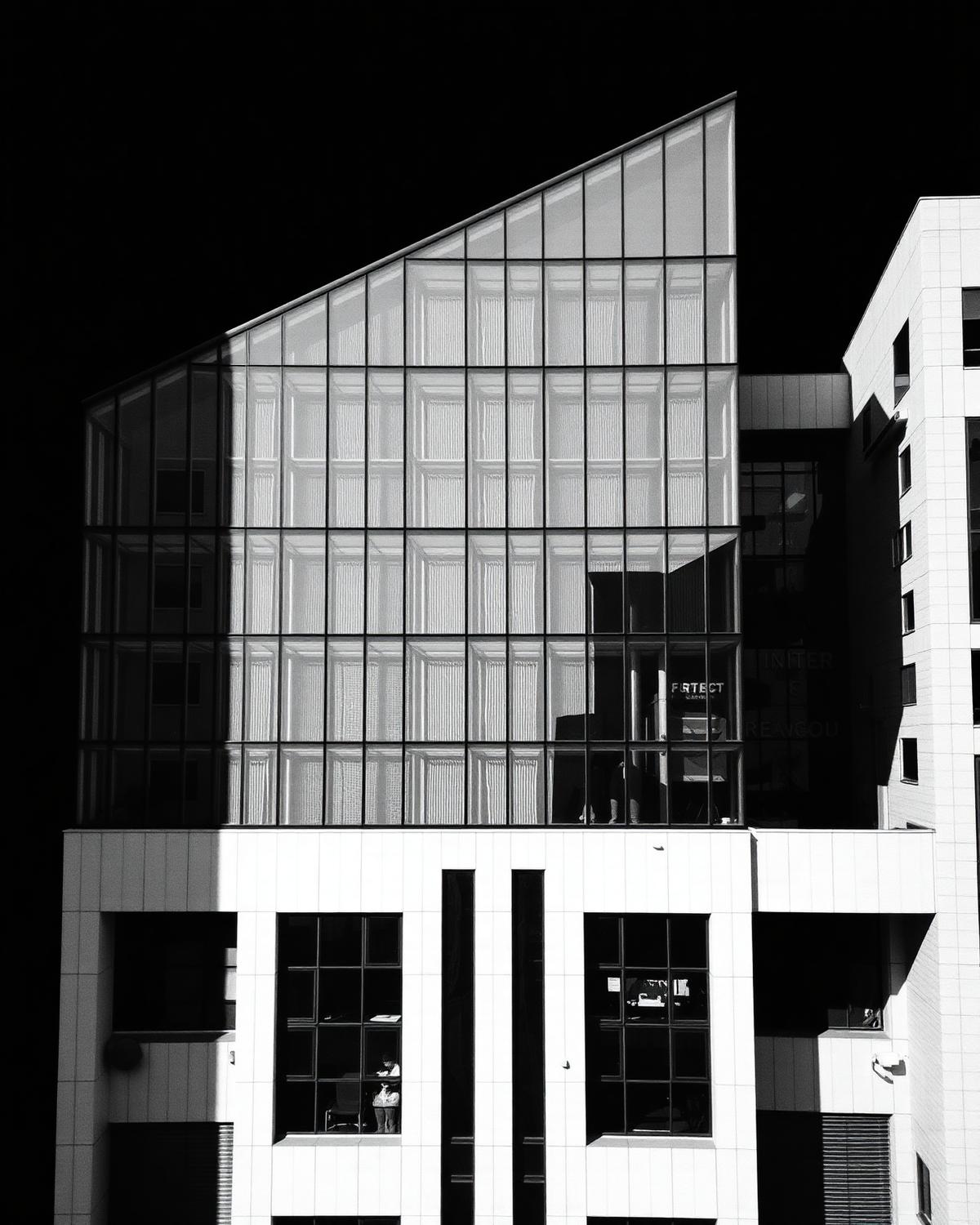 Modern glass office facade representing enterprise infrastructure